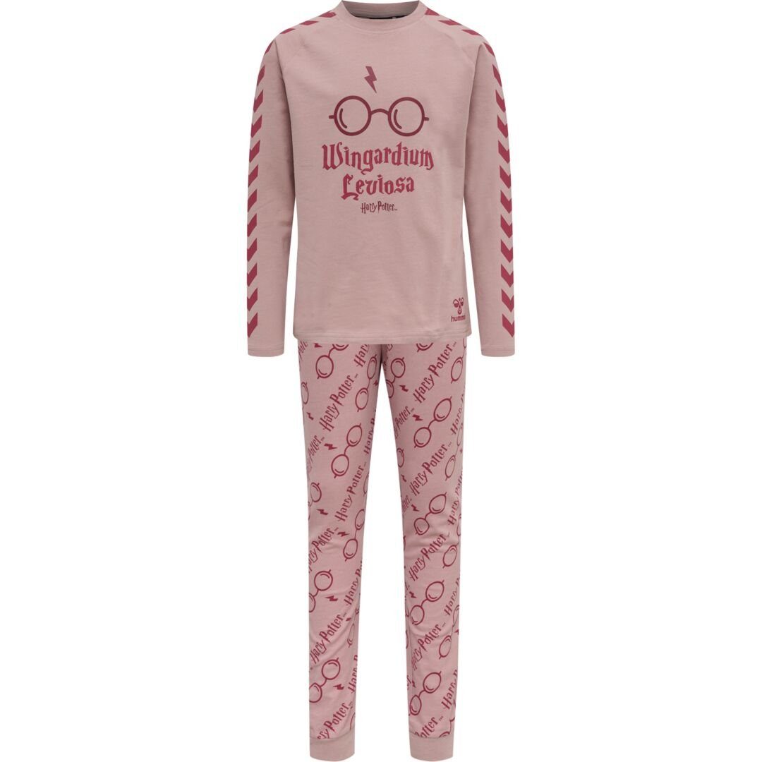 hummel Schlafanzug hmlHARRY POTTER CARO NIGHTSET (Set, 2 tlg., Oberteil