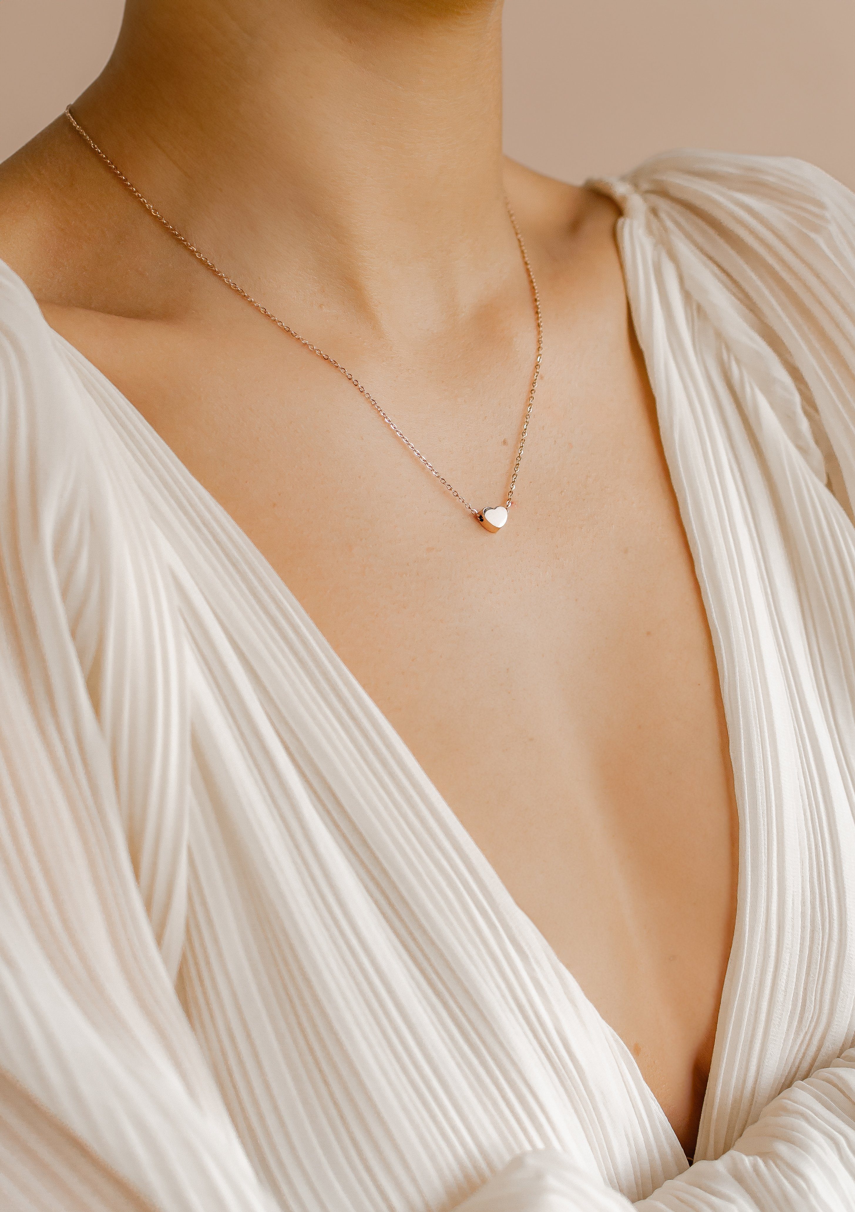 Hey Happiness Herzkette Sweetheart Anhänger, vergoldet, Edelstahl Damen Hal günstig online kaufen