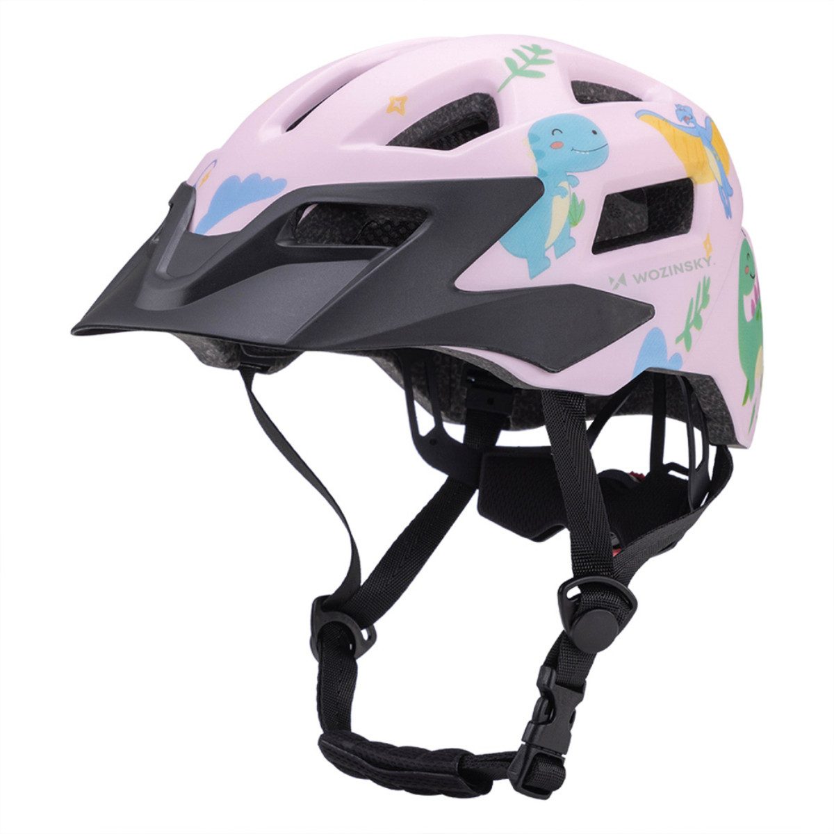 Wozinsky Mountainbikehelm HT-45, Abnehmbares Visier und 360°-Verstellknopf für sicheren Sitz
