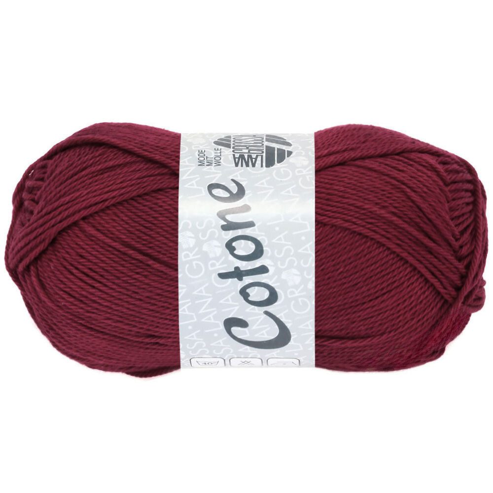 LANA GROSSA COTONE Häkelwolle, 125 m (vielseitiges Baumwoll-Basicgarn), 50 g