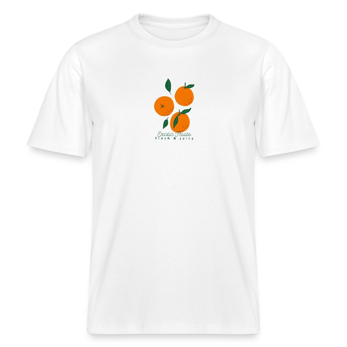 T-Shirt Orangen Früchte Sommer Italien Urlaub Apulien Relaxed Fit Unisex T-Shi