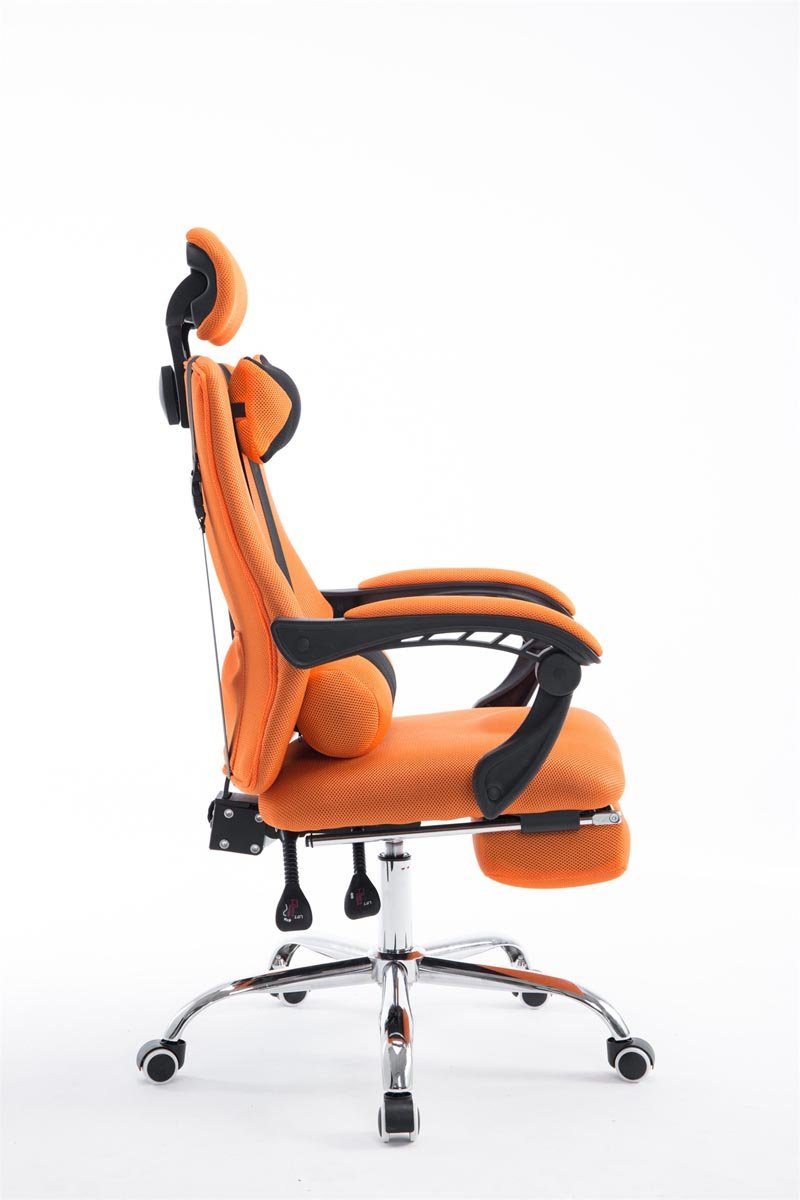 orange und drehbar Chair höhenverstellbar Fellow Netzbezug, Gaming CLP