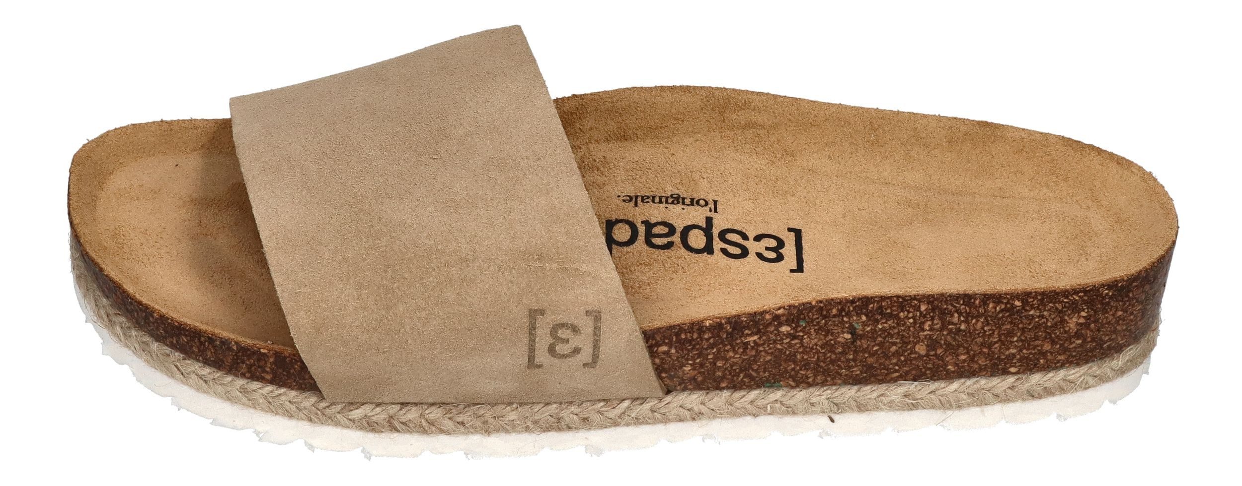 espadrij l´originale COPINE VELOUR Pantolette Beige günstig online kaufen