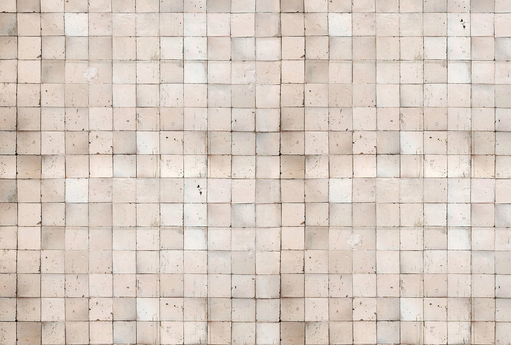 Architects Paper Fototapete Old Tiles White, (Set, 4 St), Vlies, Wand, Schräge