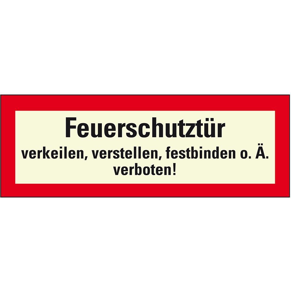 Feuerwehrschild Feuerwehrzufahrt, Aluminium, 420x148mm