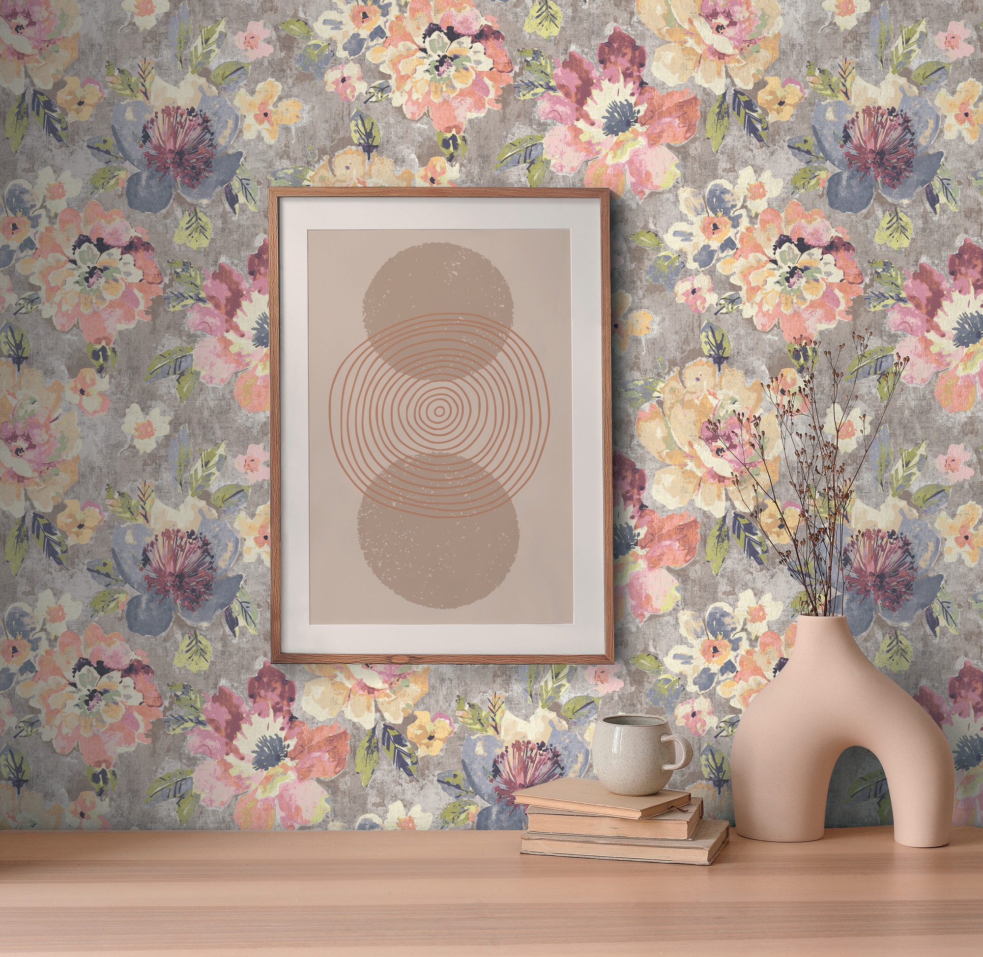 A.S. Création Vliestapete Aquarell Dreams Blumen-Tapete Mustertapete Aquare günstig online kaufen