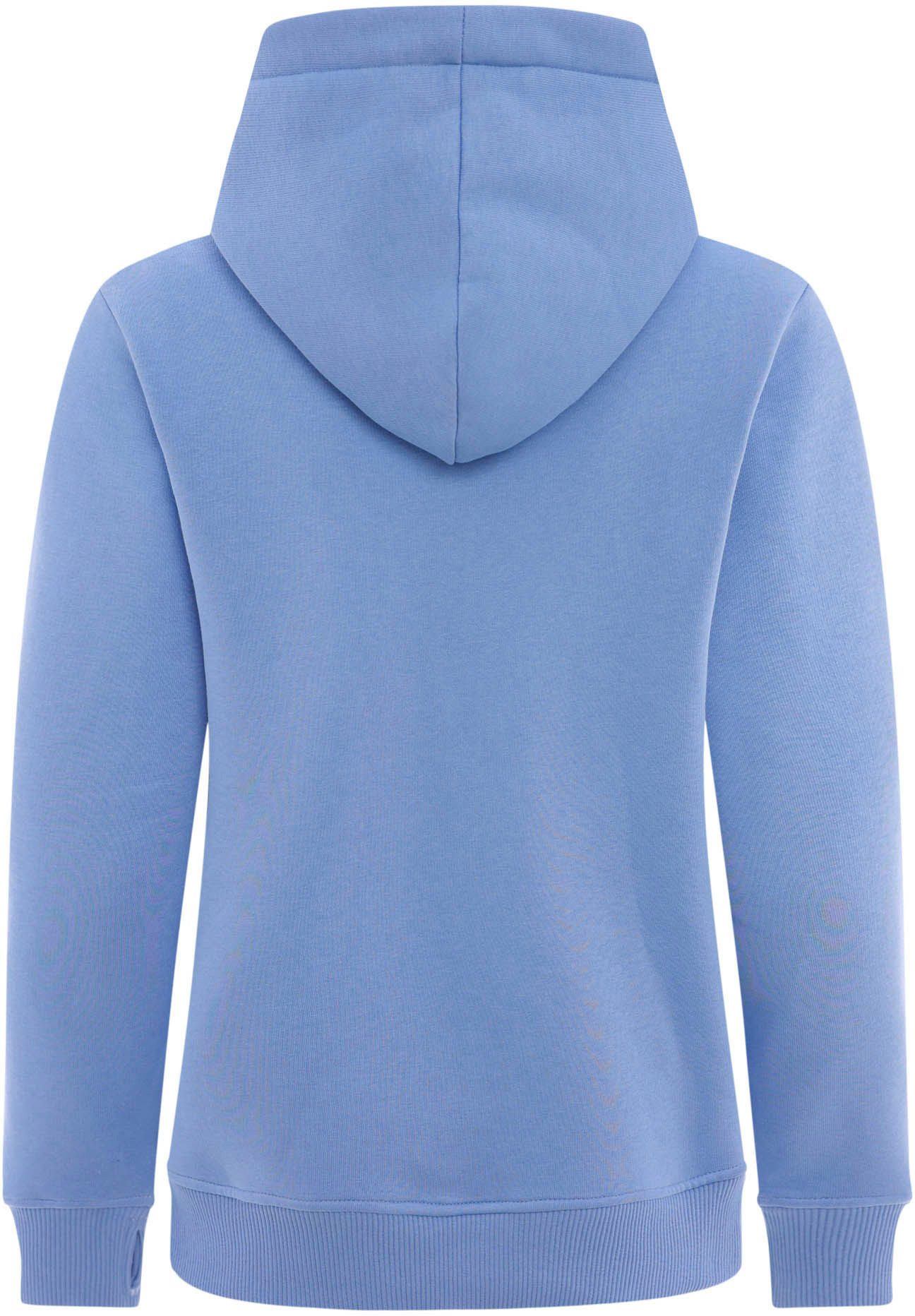 Zwillingsherz Hoodie Strand Meer Küste mit Kapuze und gleichfarbig gestickt günstig online kaufen