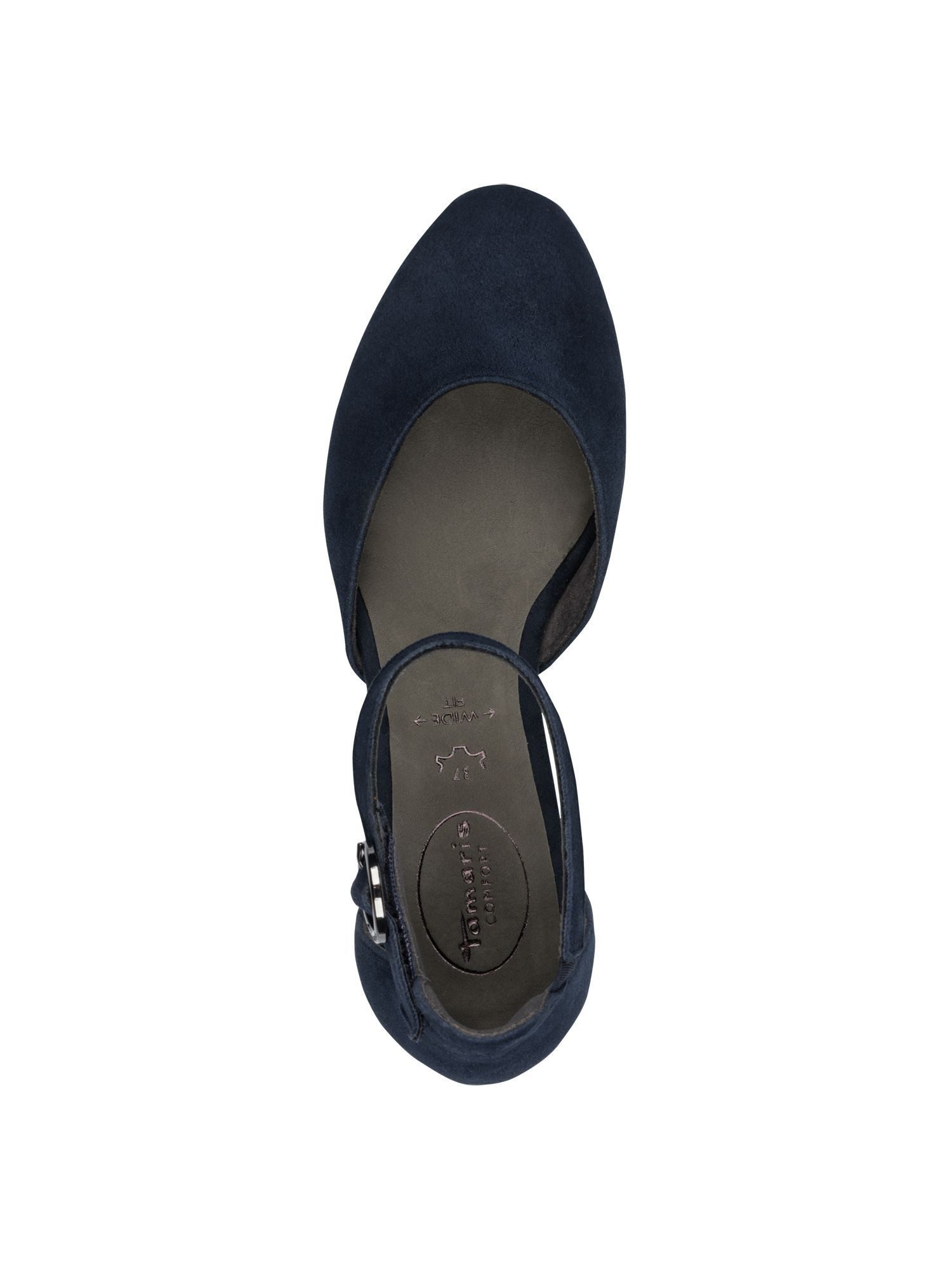 Tamaris WIDE FIT comfortFit aus Leder Blockabsatz Sneaker comfortFit