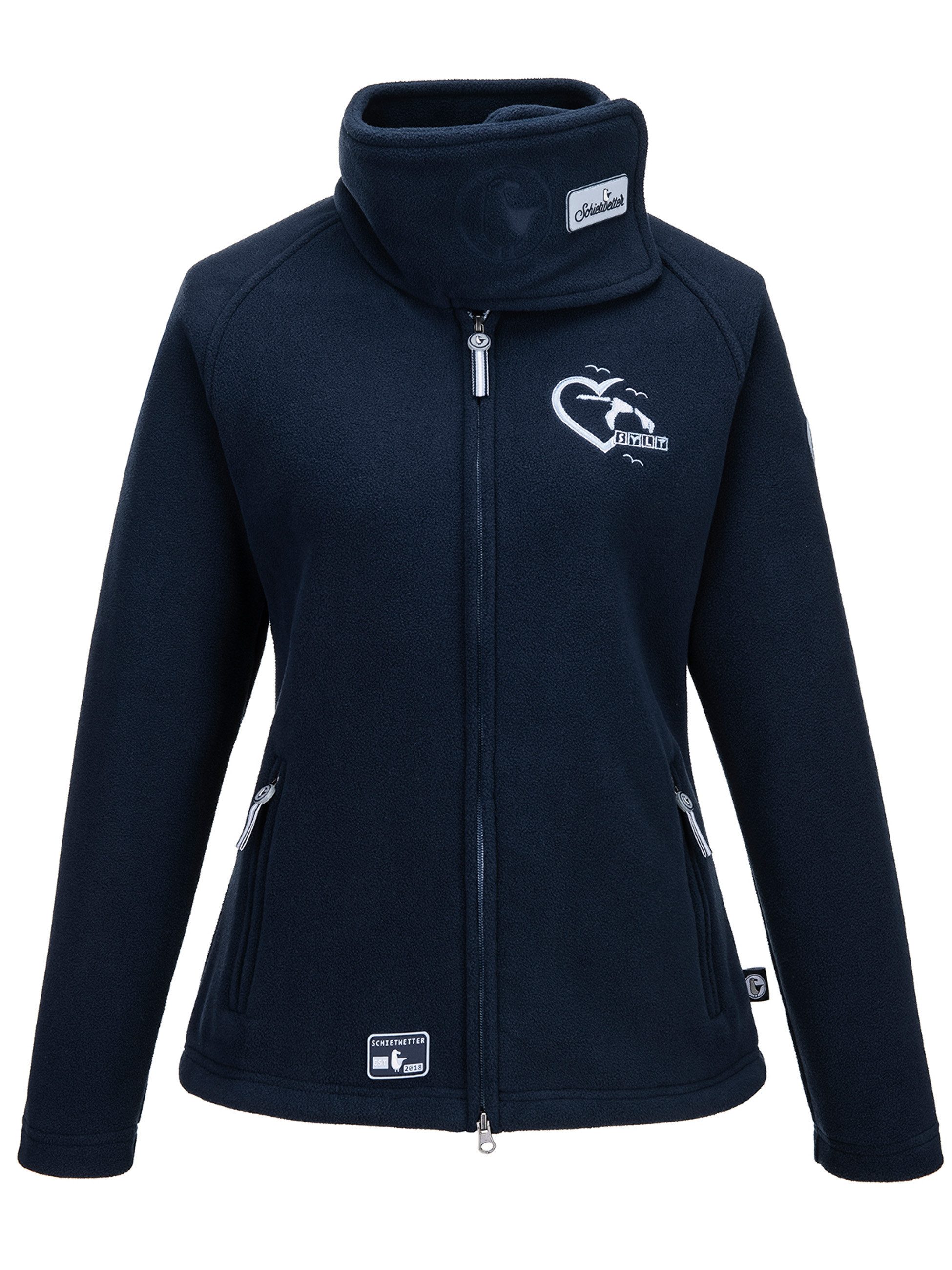 Schietwetter Fleecejacke Damen "Hakenhand Frieda Sylt" günstig online kaufen