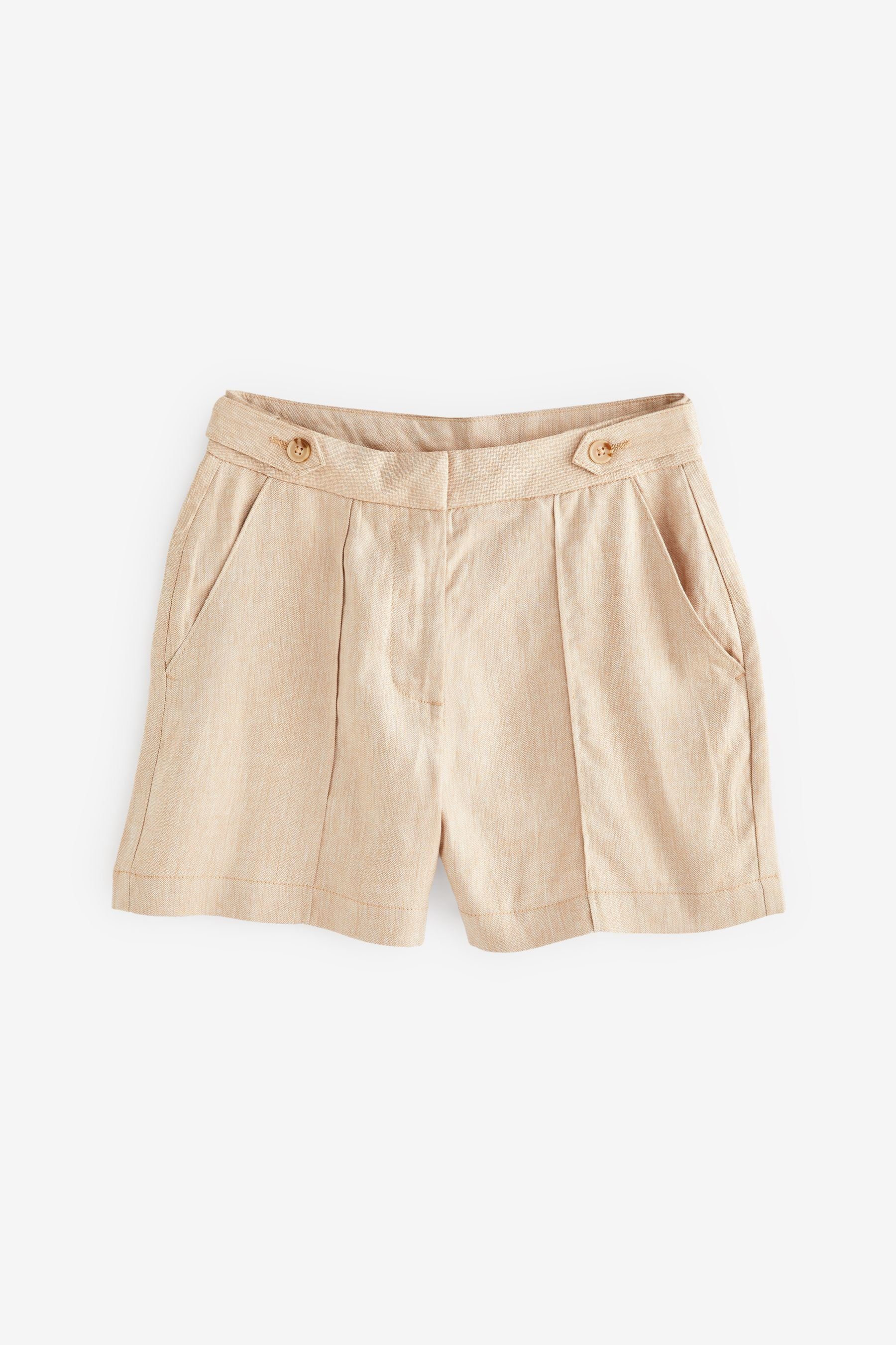 Next Shorts Strukturierte Leinen-Shorts (1-tlg) Natural