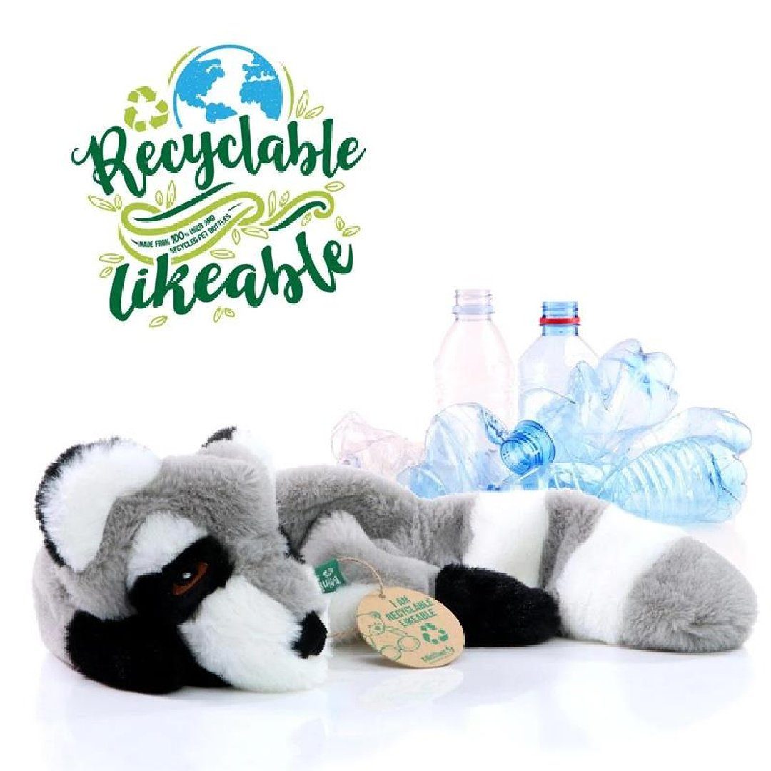 RecycelWaschbär, Polyester Hundespielzeug Tierball Minifeet