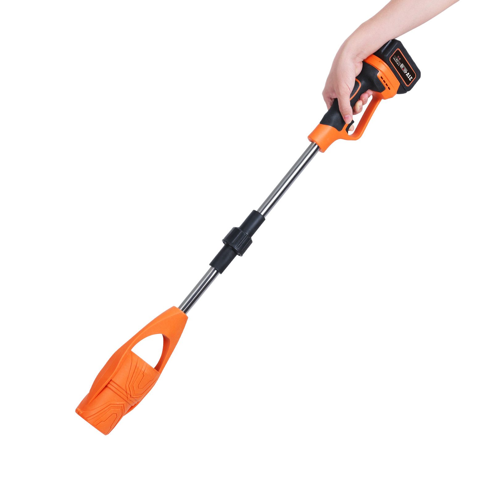 Rutaqian Akku-Laubbläser 21V 520CFM Повітродувки kabellos, 400W,mit 1 Akku und 1 Ladegerät, (1 St., Abnehmbarer zusammenklappbarer), Повітродувки für Rasenpflege, Terrasse, Innenbereich