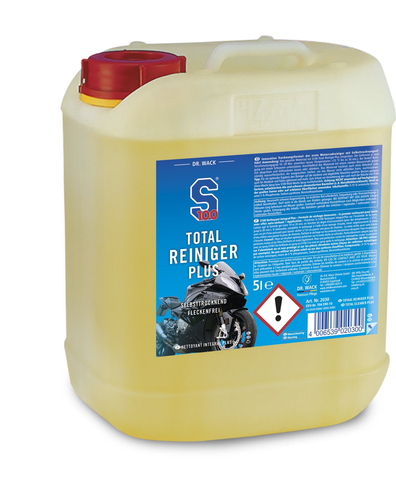 Dr. Wack S100 Total Reiniger+ 5 L Auto-Reinigungsmittel