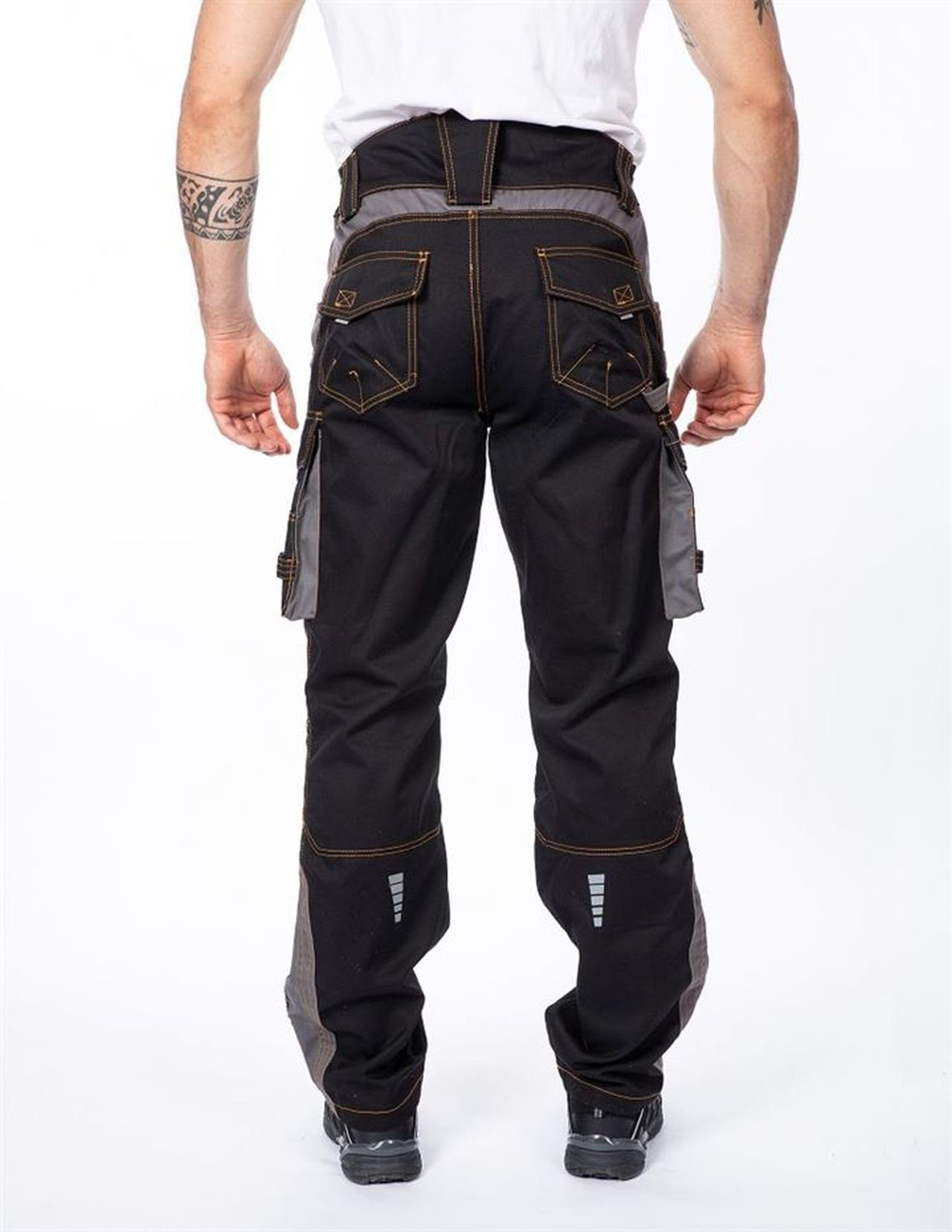 Ardon Safety Arbeitshose Arbeitshose Sicherheitshose Bundhose Multifunktion-Taschen Cargohose – Bild 4 von 5