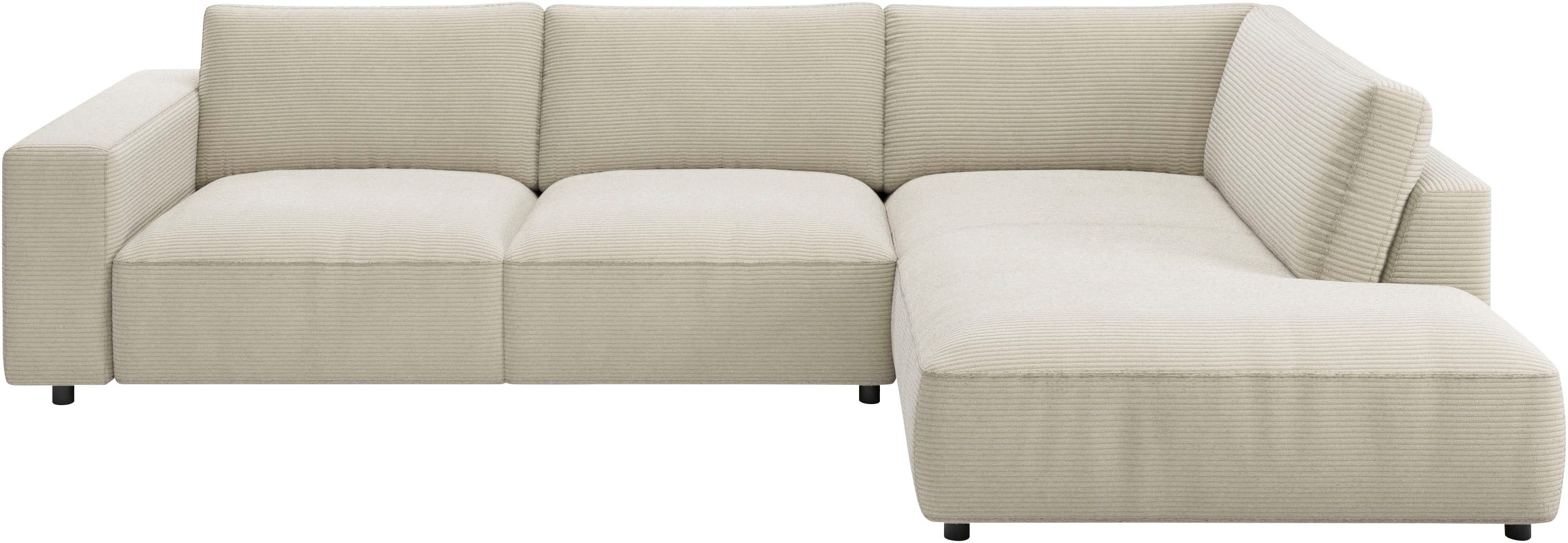 Musterring Ecksofa MR LUCIA, Luxuriöse Wohlfühlgarnitur von Musterring, Erstklassige Kammerkissen, komfortable Umbauecke & zeitloser Look