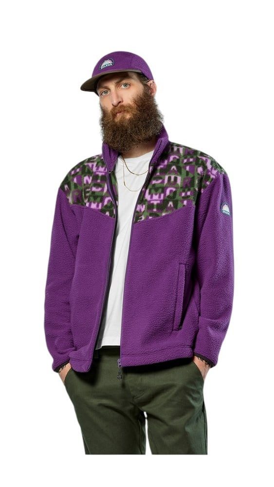 Salewa Fleecejacke Eagle Anniversary Full Zip (warm, weiches Material) plum/violett