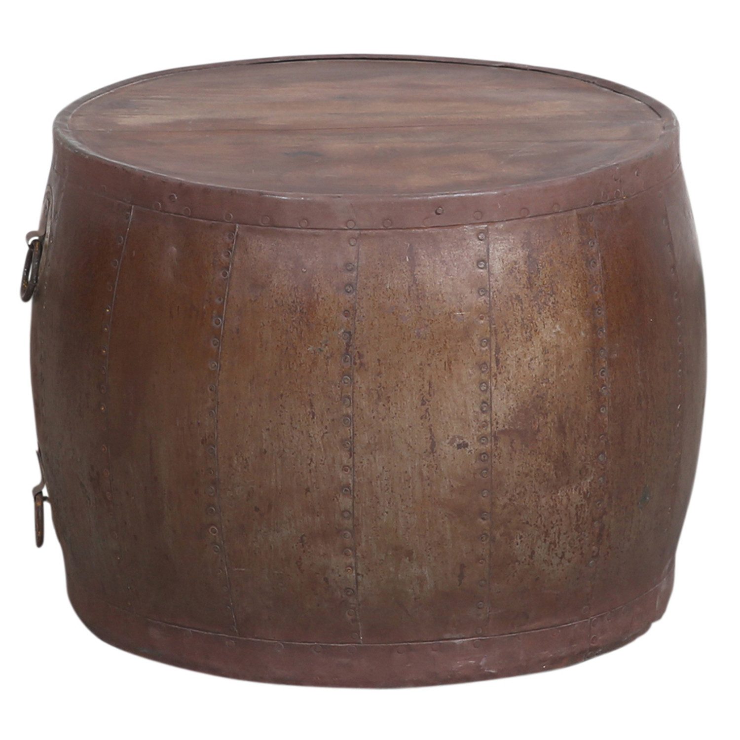 Marrakesch Orient & Mediterran Interior Couchtisch Couchtisch Aaltje 54 cm Unikat aus Metall & Holz im Vintage-Stil (1-St), Handarbeit