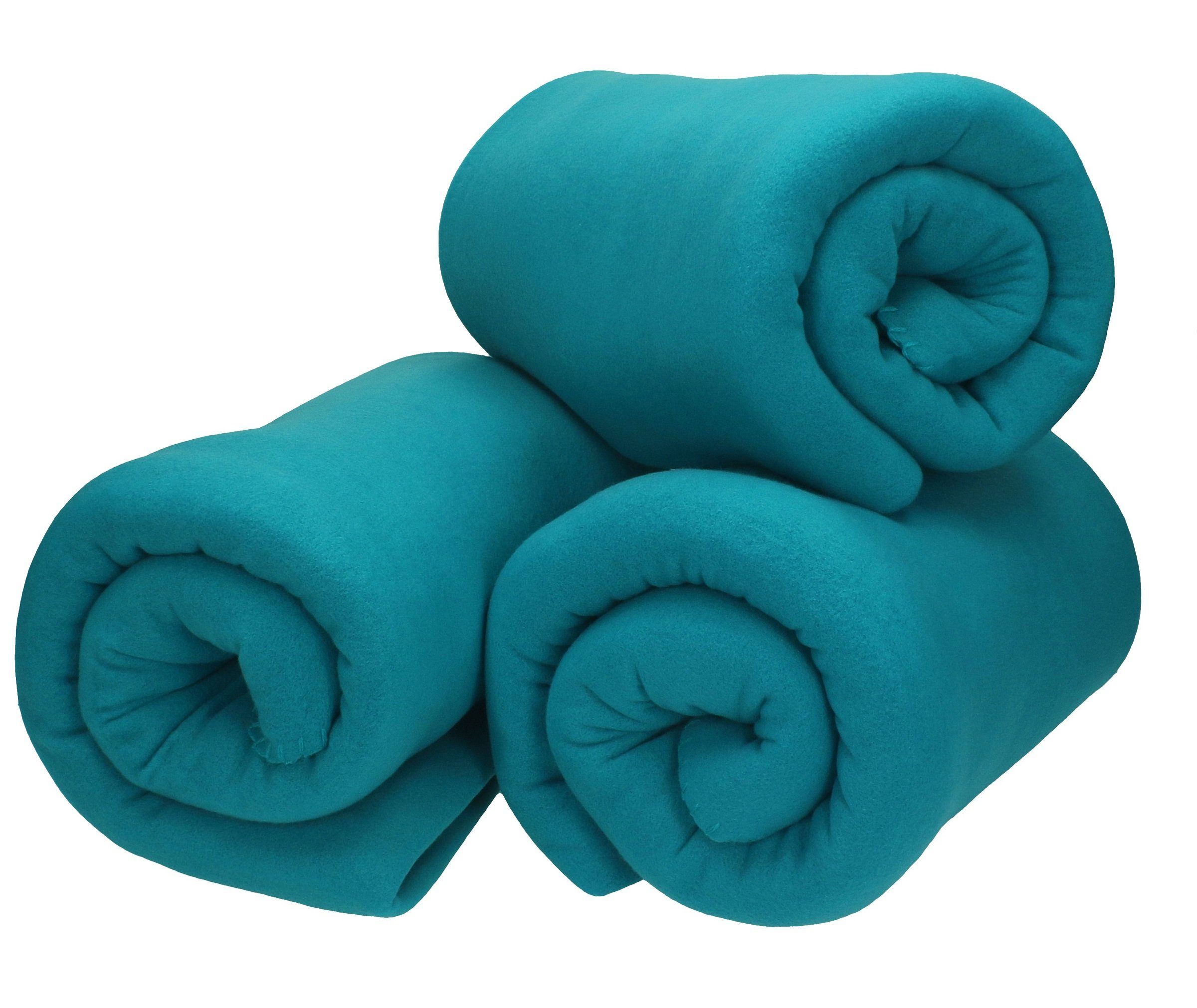 Wohndecke 3 Stück Fleecedecke Kuscheldecke Sofadecke Größe 130x170 cm, Betz