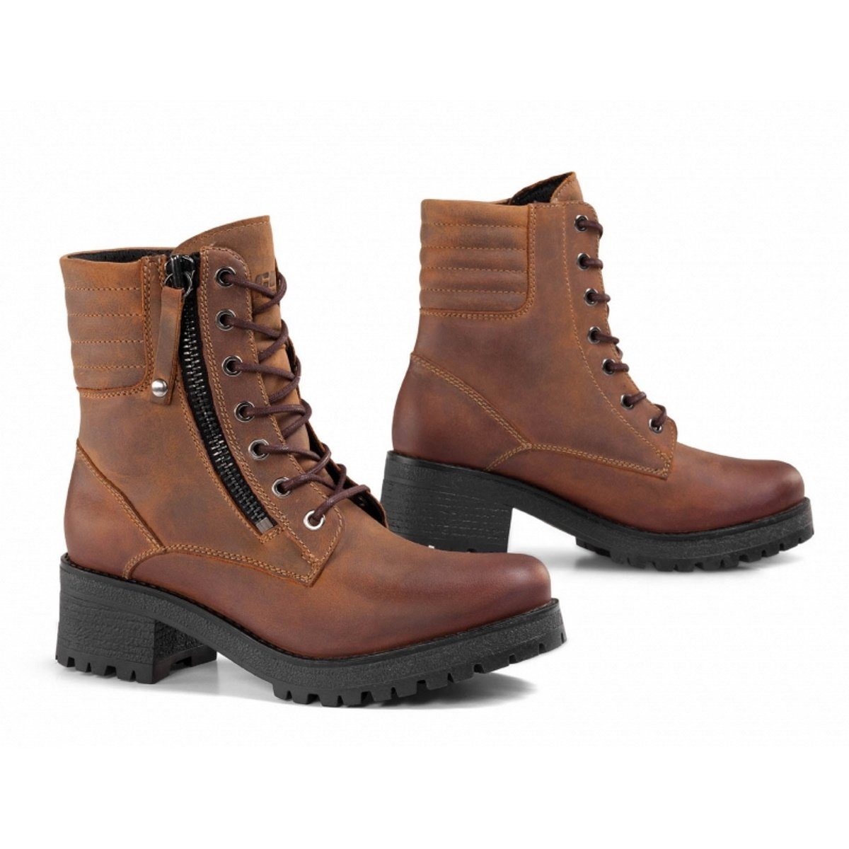 Falco Falco Misty Lady High-Tex Stiefel braun Motorradstiefel (Packung, Antistatische und Öl- und Benzinfeste Sohle)