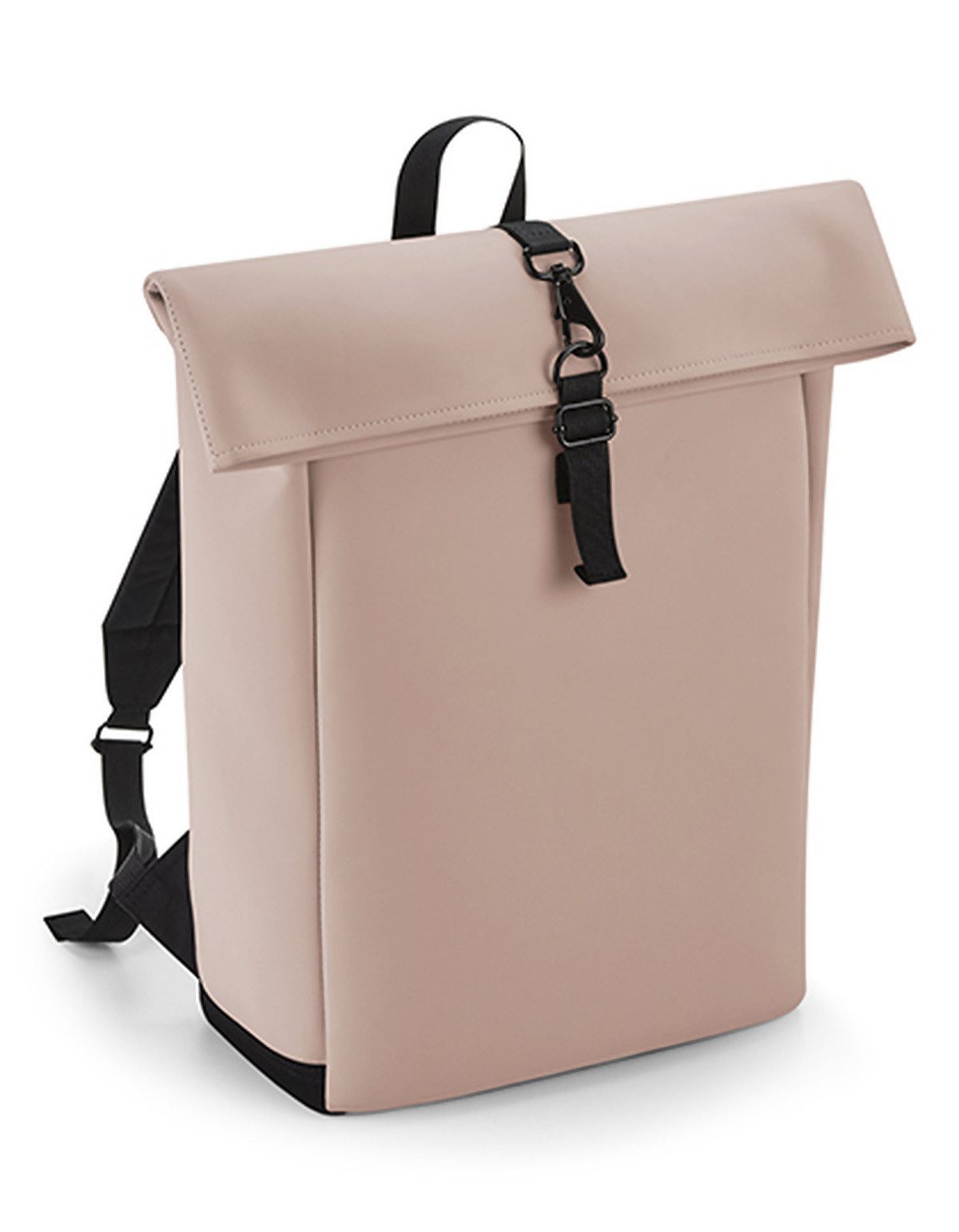 BagBase Rucksack Matte PU Roll-Top Backpack