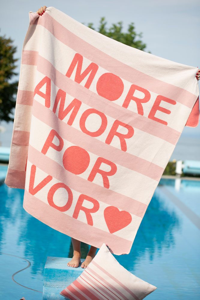 Wohndecke Silvretta 'more amor' 140 x günstig online kaufen