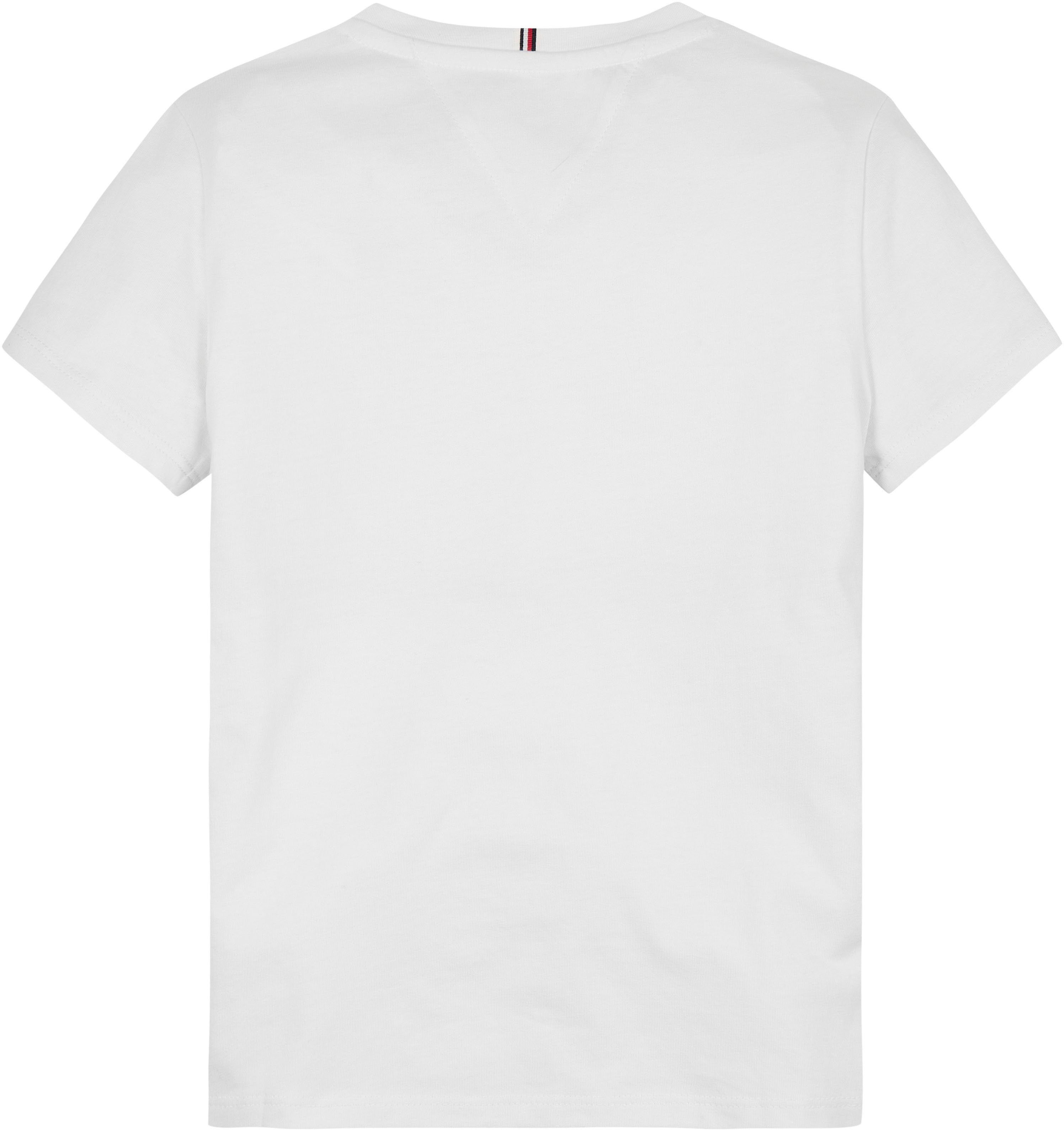 white Hilfiger Tommy S/S HILFIGER T-Shirt SCRIPT TEE