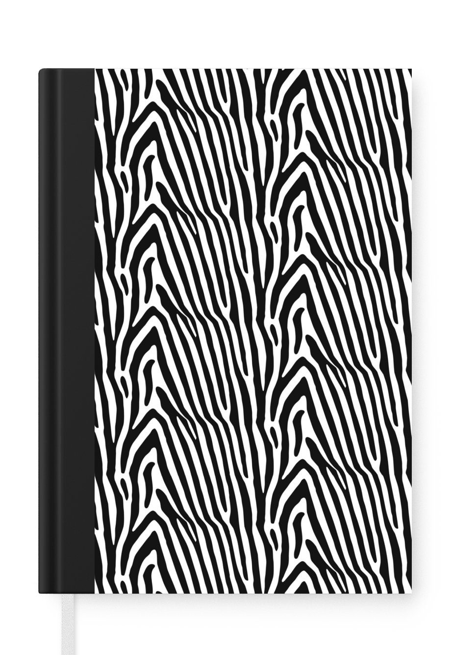 MuchoWow Notizbuch Druck - Safari - Zebra, Journal, Merkzettel, Tagebuch, Notizheft, A5, 98 Seiten, Haushaltsbuch