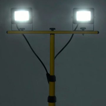 vidaXL Flutlichtstrahler LED-Fluter mit Stativ 2x10 W Kaltweiß