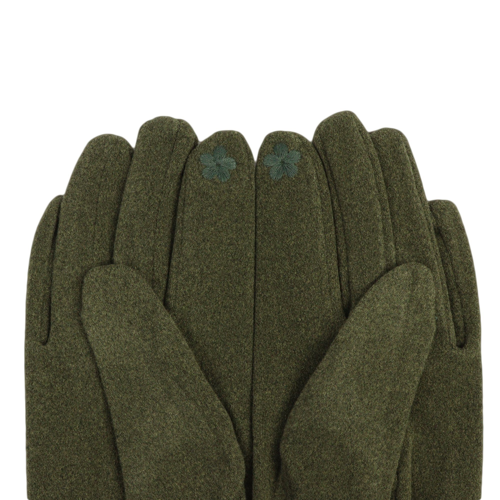 ZEBRO Fleecehandschuhe Handschuh lindgrün