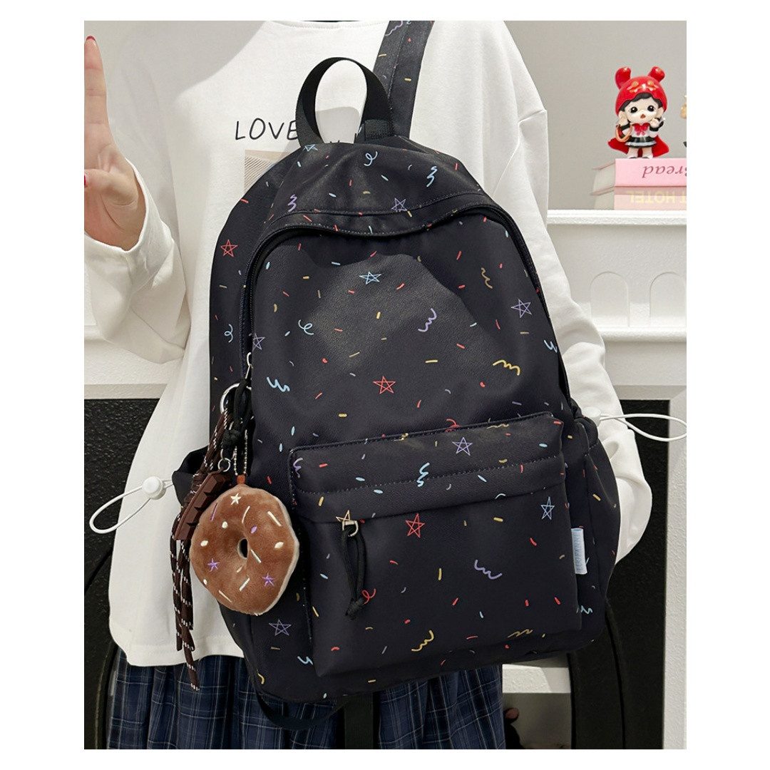 nsihing Schulrucksack Leichter Rucksack Y2K Teenager Mädchen kawaii Schultasche, für Schule Jungen Teenager Arbeitstasche Backpack Aesthetic Casual – Bild 4 von 5