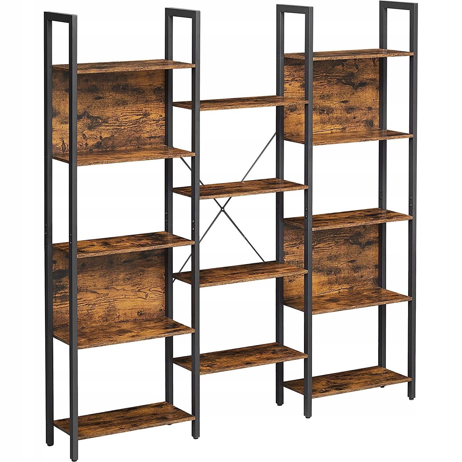 LEOBERT Bücherregal Bücherregal Regalsystem Wandregal Raumteiler Aufbewahrung Büroregale, Packung 1-tlg., 158 x 24 x 166 cm