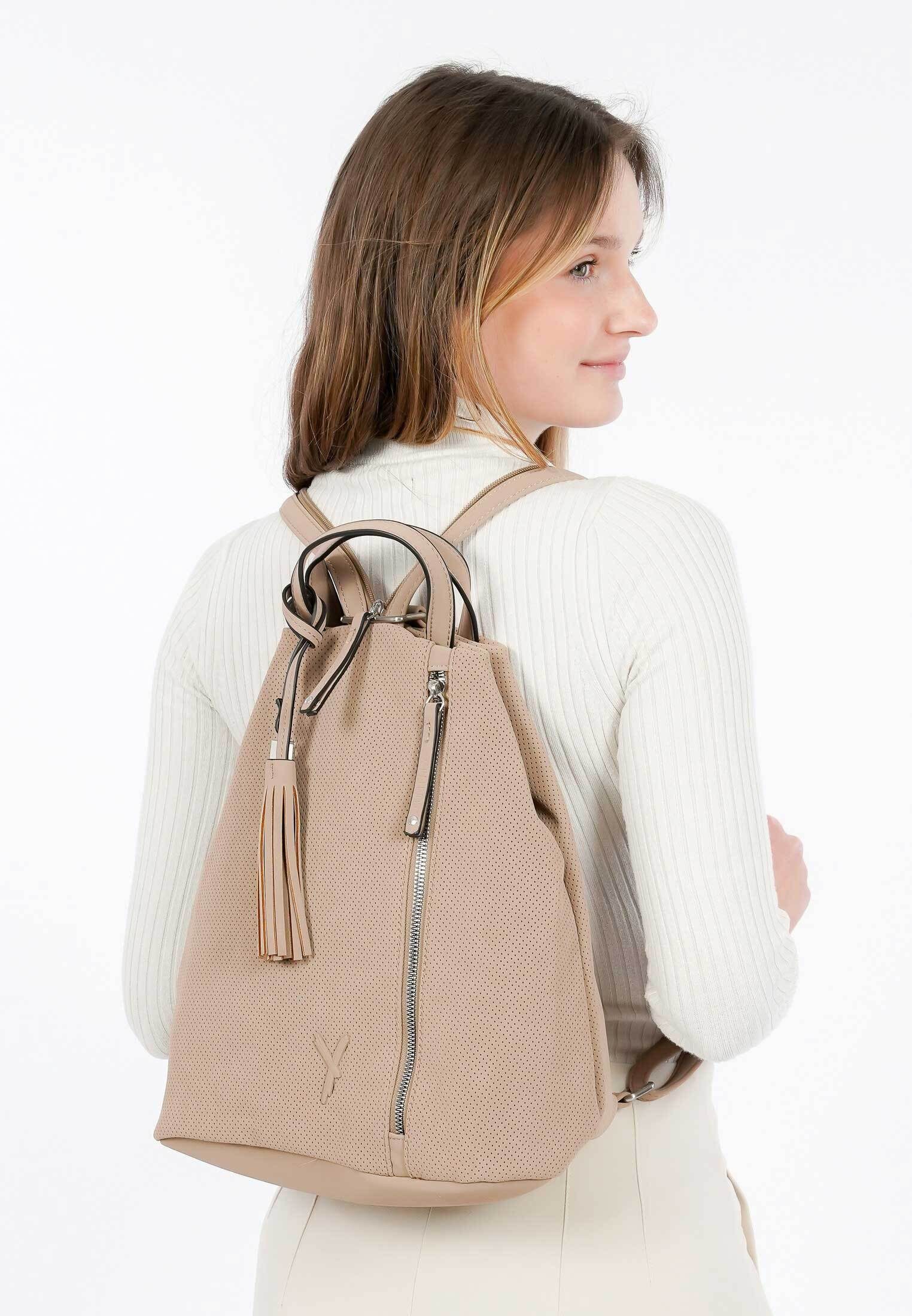 SURI FREY Cityrucksack SFY Romy, Logo Anhänger