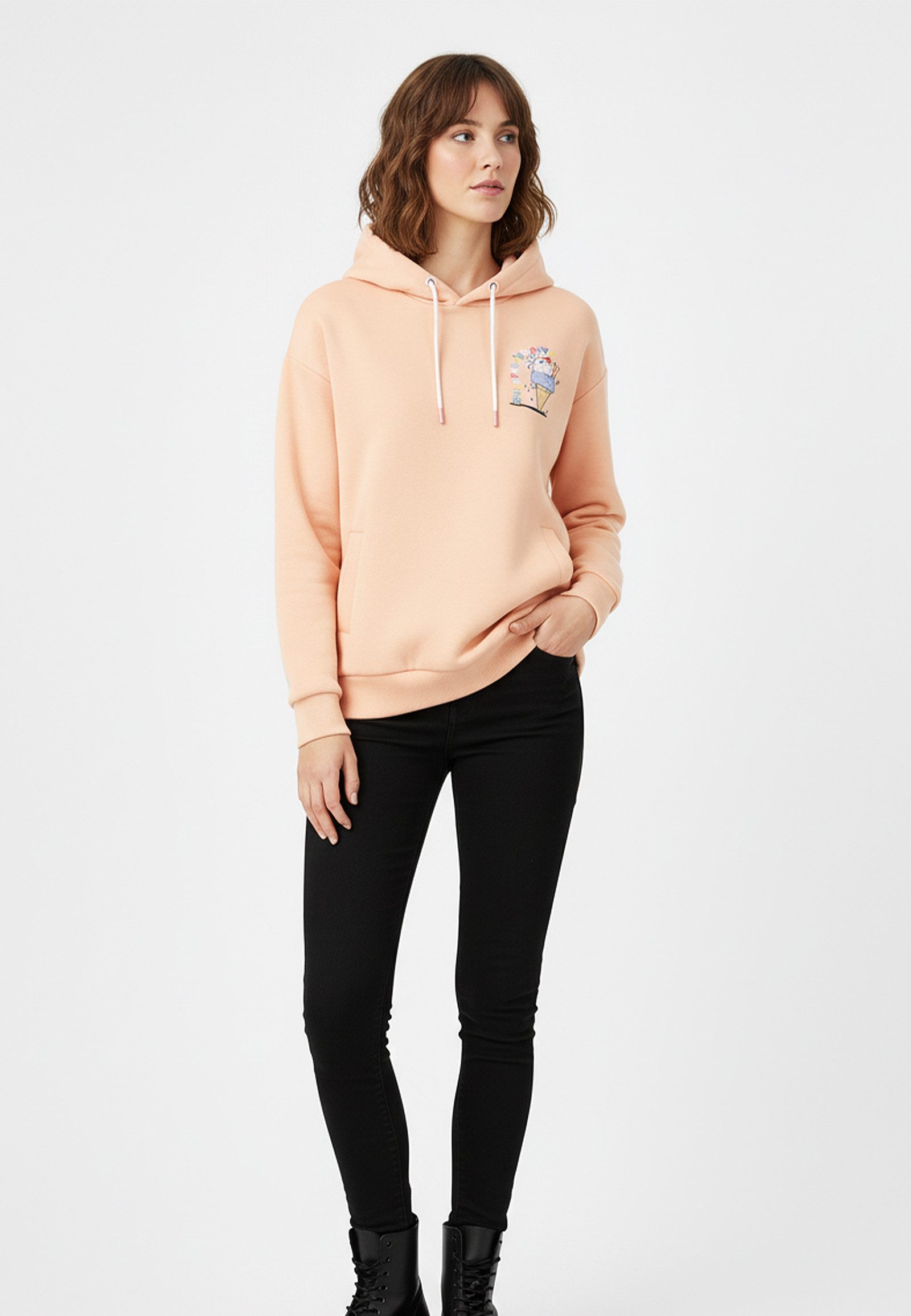 SUBLEVEL Hoodie Gemütlicher mit Kapuze und Printmotiv (1-tlg) D10606BA02420 günstig online kaufen