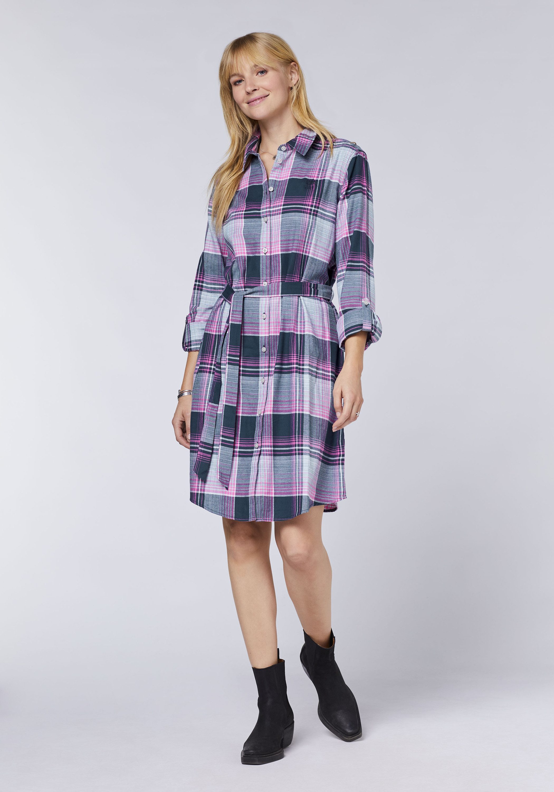 Polo Sylt Jerseykleid im Karo-Look