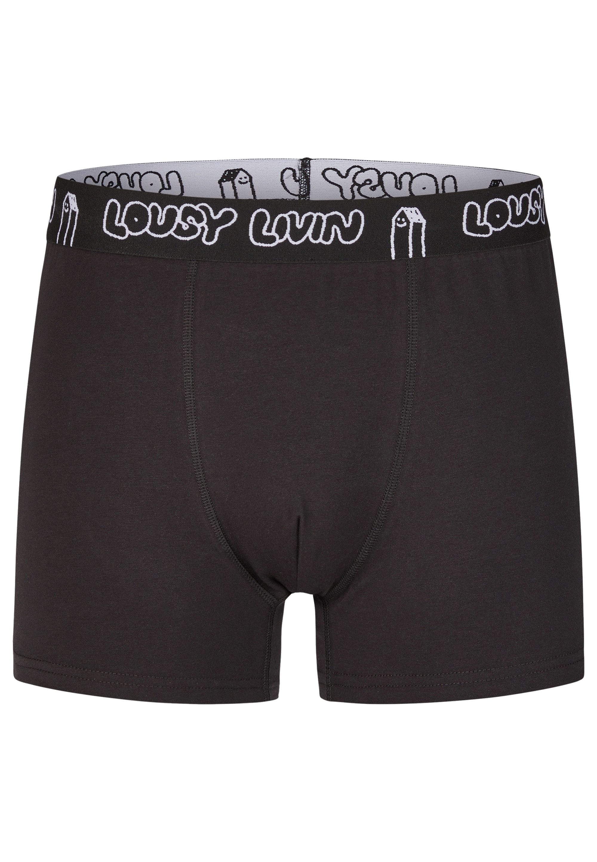 Lousy Livin Boxershorts 2Pack Boxershorts Trunks 2er-Pack mit lockerem Schnitt