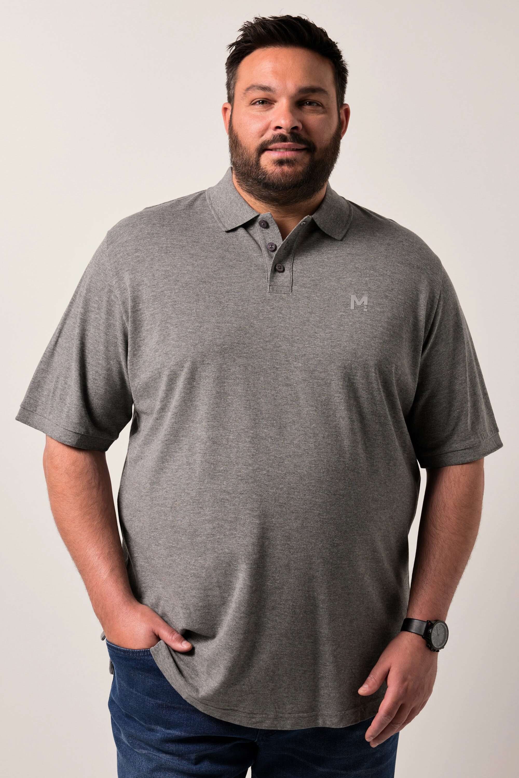 Men Plus Poloshirt Men+ Poloshirt Basic günstig online kaufen