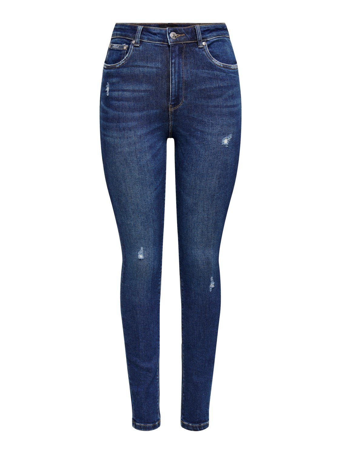Skinny-fit-Jeans mit HW ONLY ONLMILA ANK SK Stretch BJ374