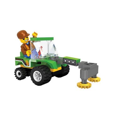 Blocki Konstruktions-Spielset BLOCKI MyFarm Traktor Trekker Bauernhof Bausatz Spielzeug