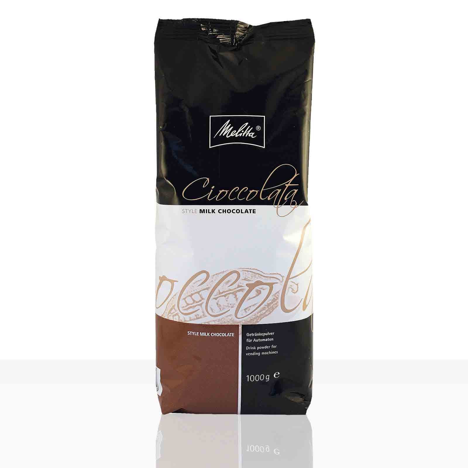 Melitta Kakao Melitta Cioccolata Style Milk Chocolate Kakao 1kg, Kakaopulver 15%