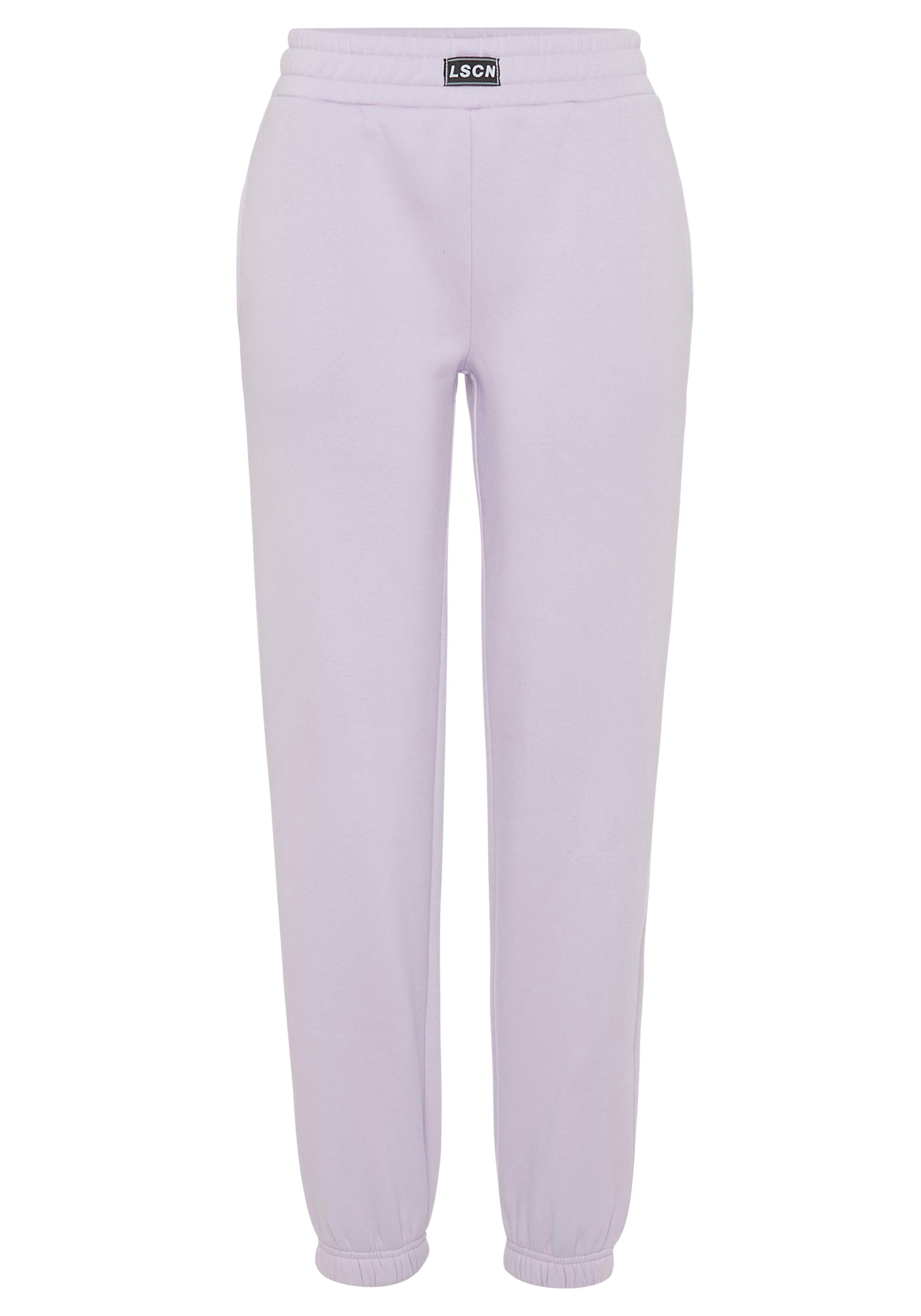 LASCANA Jogginghose mit geripptem Hosenbund, Loungewear, Loungeanzug günstig online kaufen