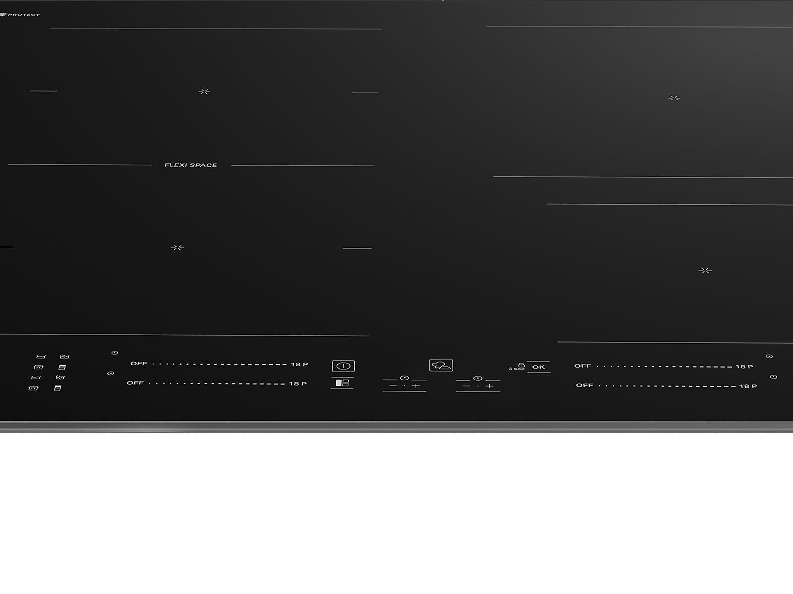 BAUKNECHT Induktions-Kochfeld 869991732280, autark, TouchControl-Bedienung