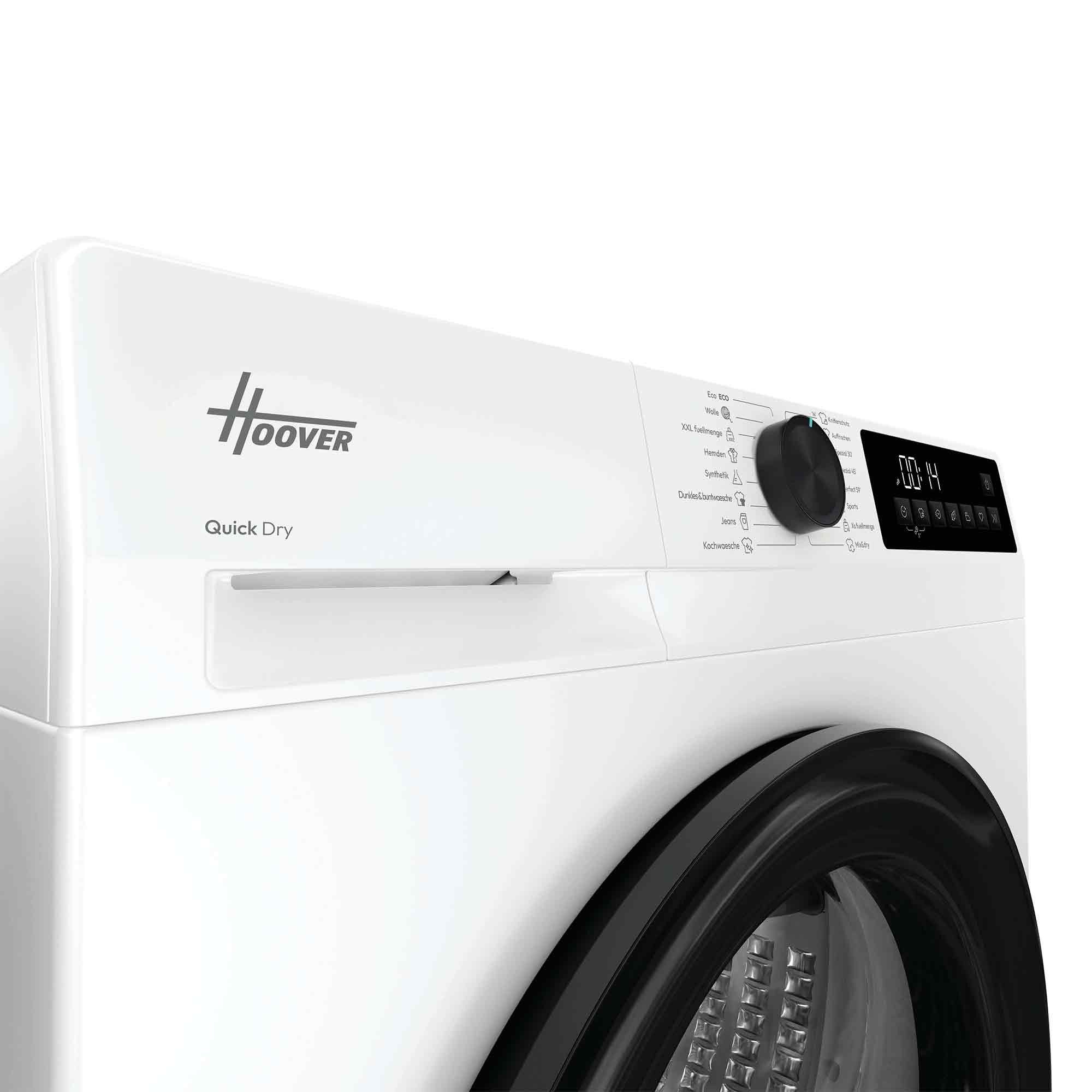 Hoover Wärmepumpentrockner H/PRODRY 300 HPGDL 8N2B-84, Trocknen nach Maß & Memo-Funktion – Bild 4 von 5