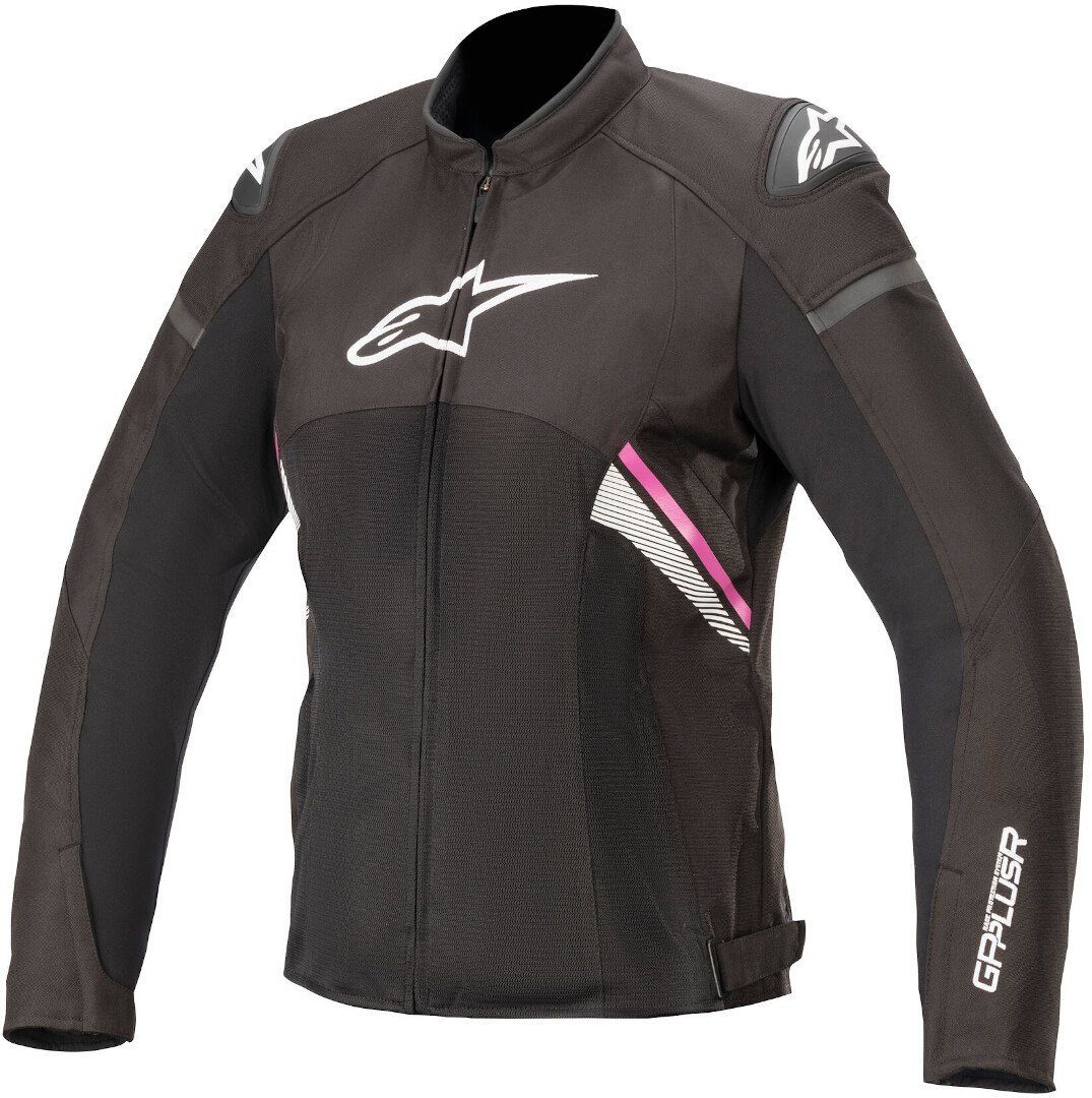 Plus Motorradjacke R Damen Black/White/Pink V3 Stella Alpinestars Textilja Air Motorrad T-GP