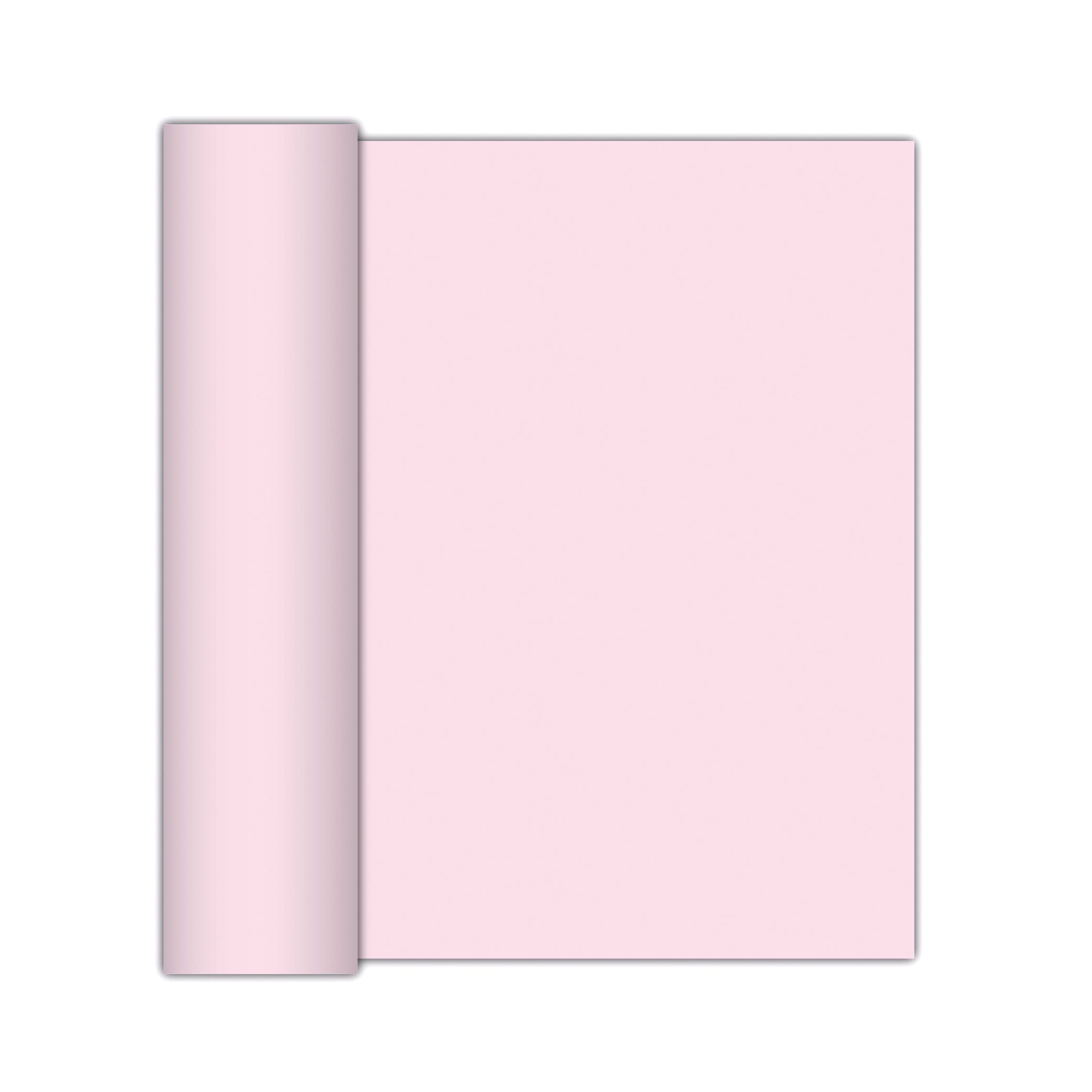 AVA Tischläufer, Tischläufer stoffähnlich 40cm x 6m Rolle Rose