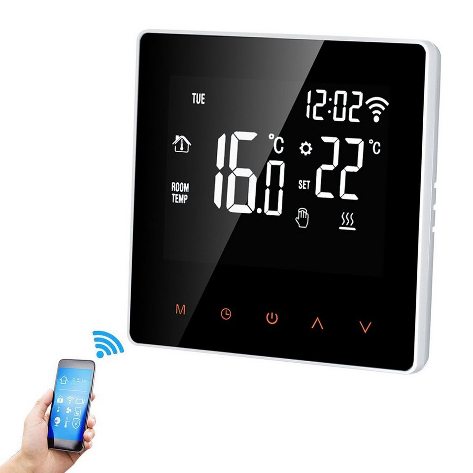 Daskoo Raumthermostat WiFi Smart Thermostat Digitaler Temperaturregler  APP-Steuerung LCD