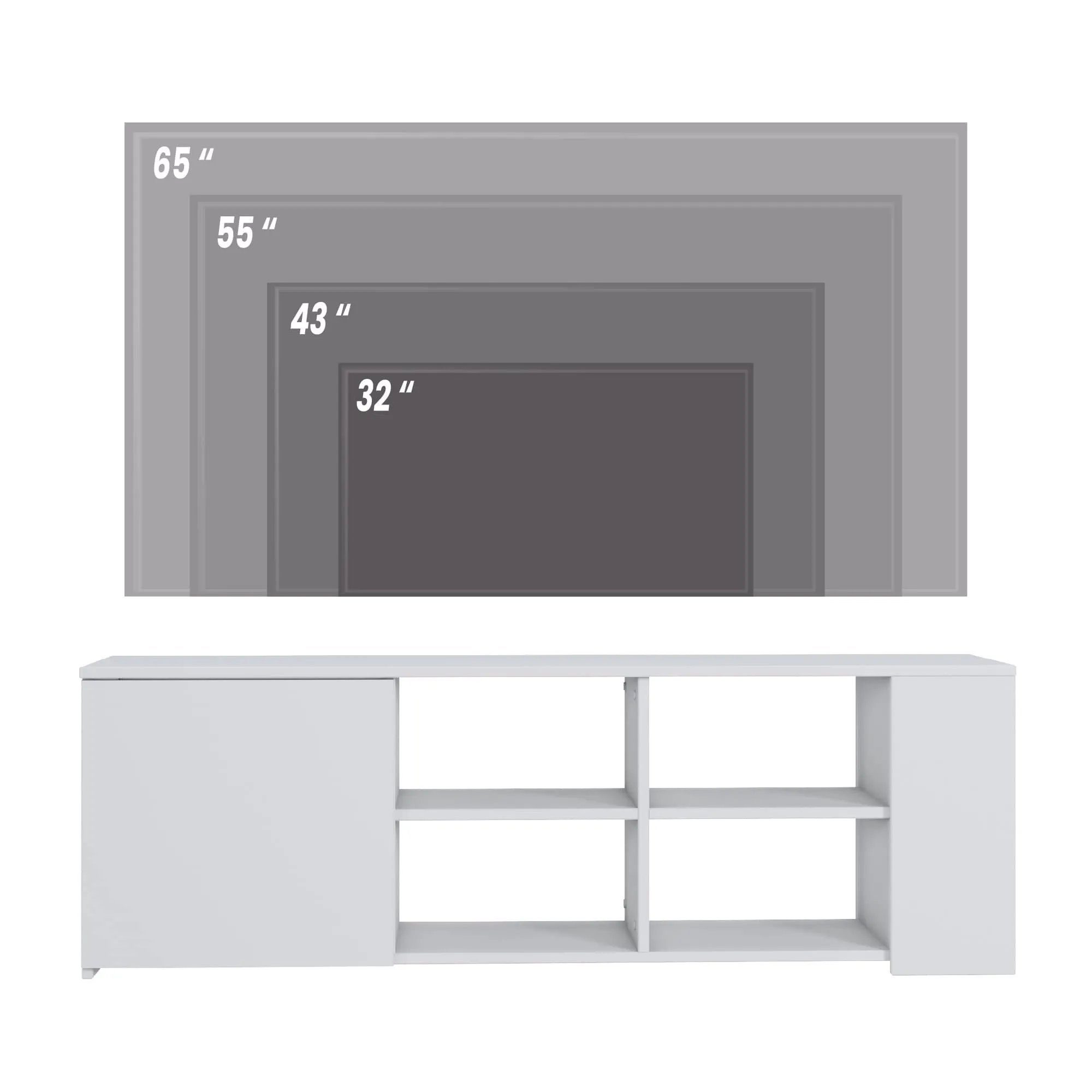 cm x 150 x cm TV-Schrank Minimadecor Rome hochglanz weiß cm 35 48 TV-Schrank
