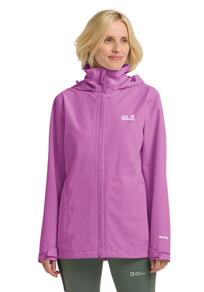 Jack Wolfskin Funktionsjacke TRAILTIME 2L JKT W Wetterschutzjacke, wasser-und winddicht, atmungsaktiv