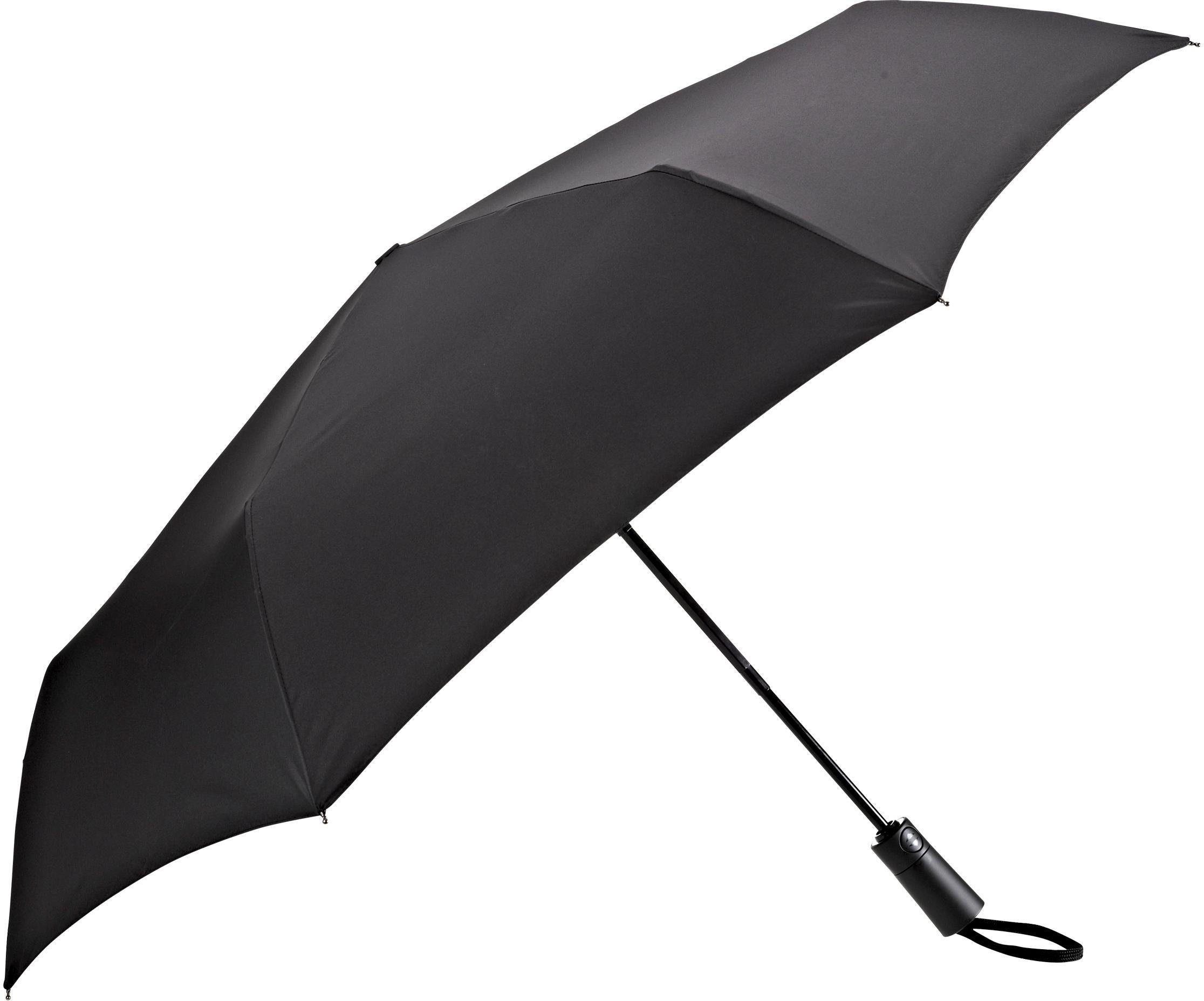 EuroSCHIRM® Taschenregenschirm Automatik 3020, schwarz, Automatik, günstig online kaufen