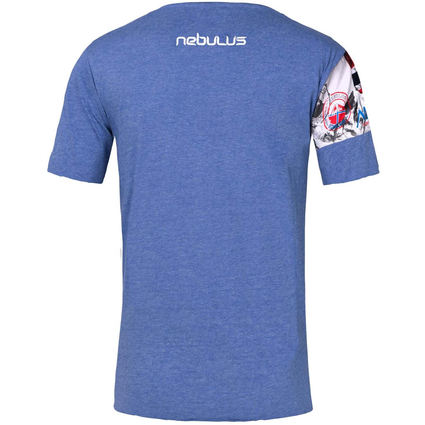 Nebulus T-Shirt BOA, P4056 - Herren, blau meliert, L