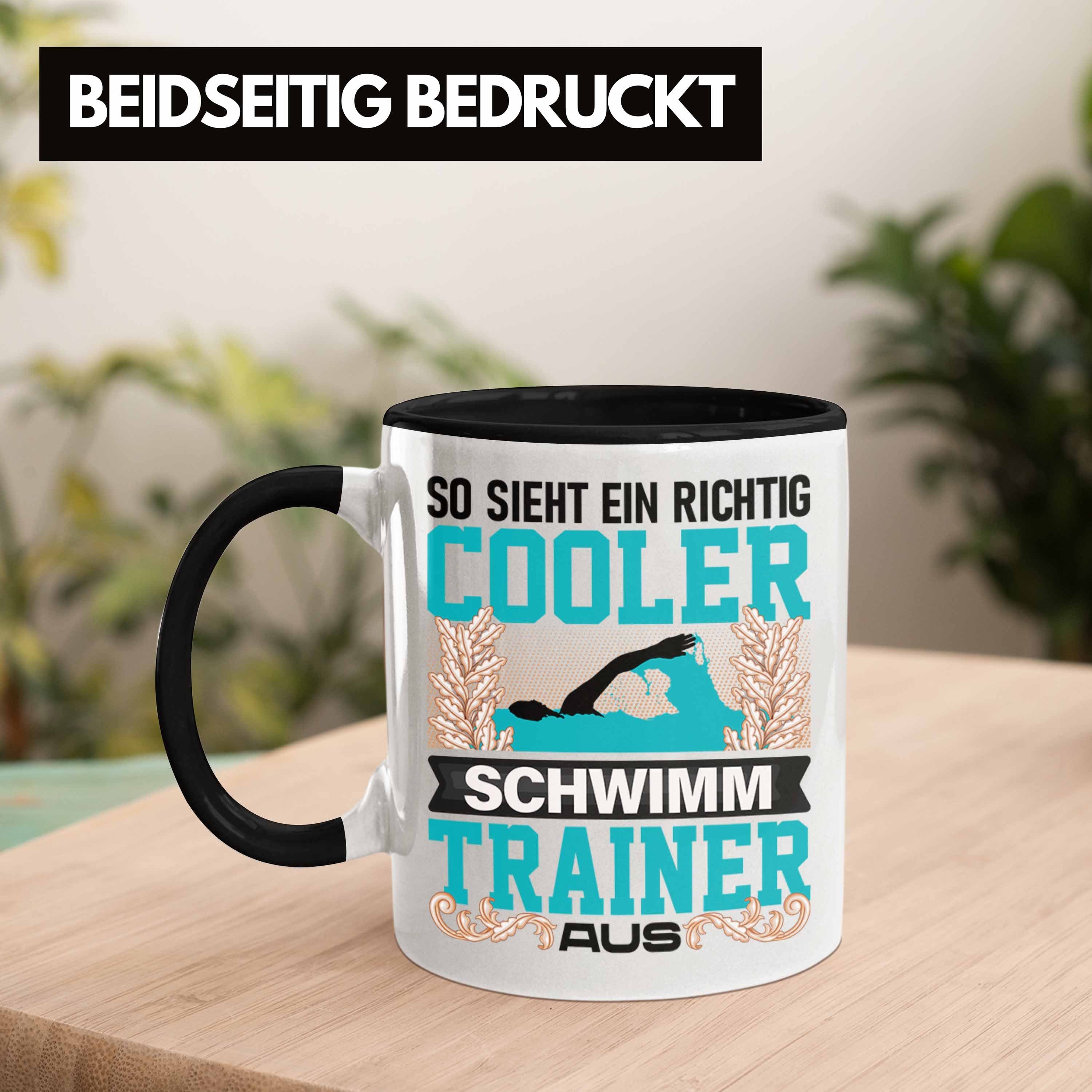 Tasse Trendation Schwarz Si Trainer So Tasse Lustig Trendation Lehrer Schwimm Spruch - Geschenk